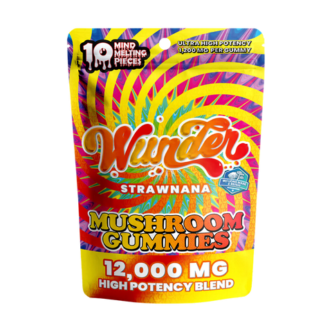 Wunder Mushroom Gummies 12,000mg 10ct