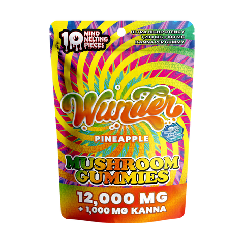 Wunder Mushroom Gummies 12,000mg 10ct