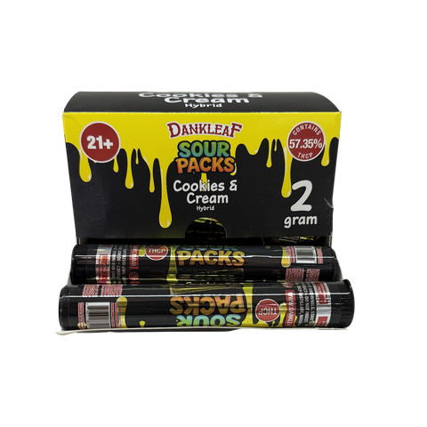 Dankleaf Sour Pack Hash Hole Pre-roll 2g